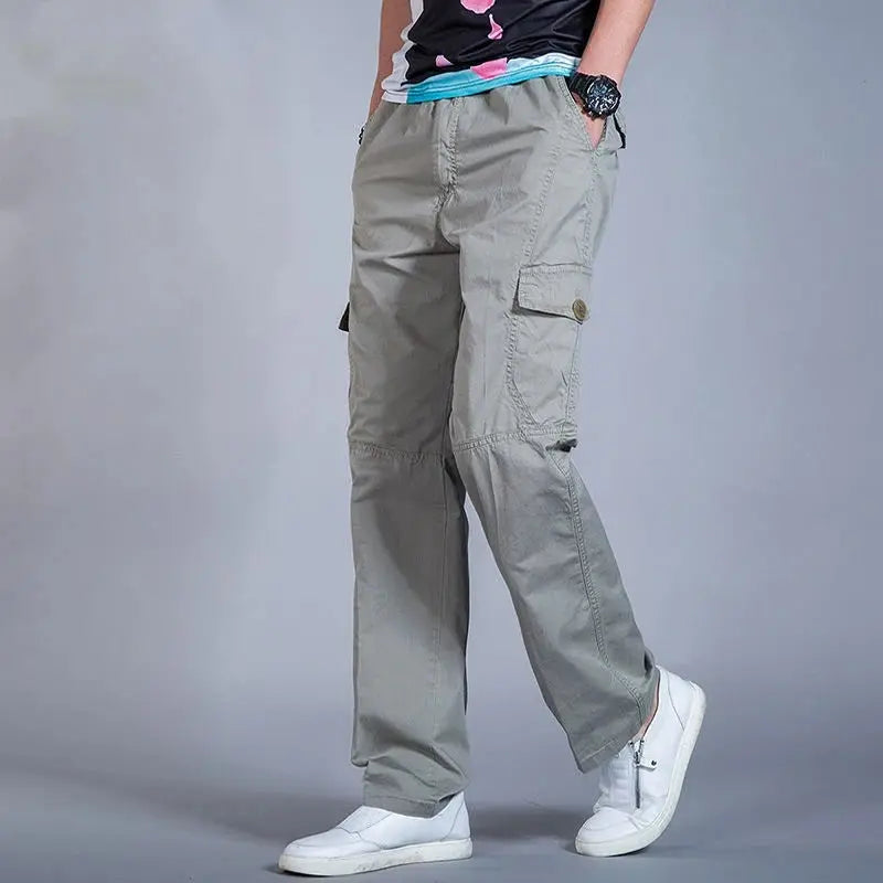 Men's Black Cargo Pants  IZER 