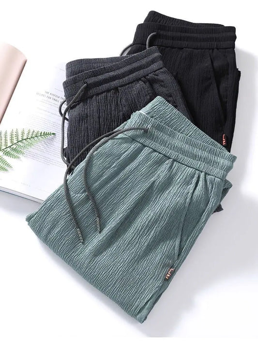 Urban Chill Ice Silk Linen Harem Pants  IZER 