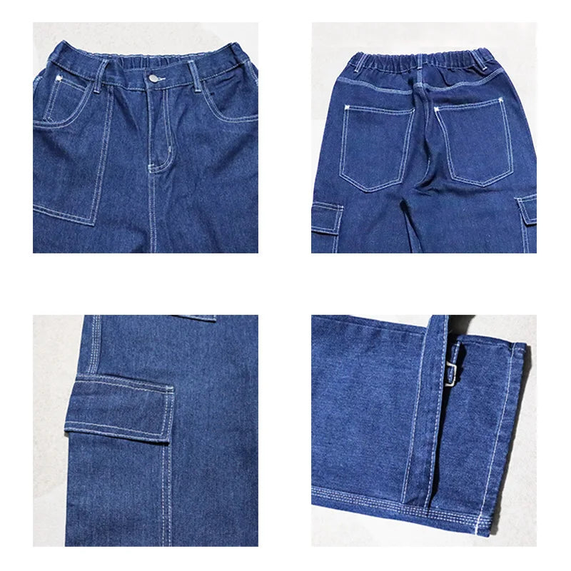 Men's Wide Leg Denim Pants  IZER 