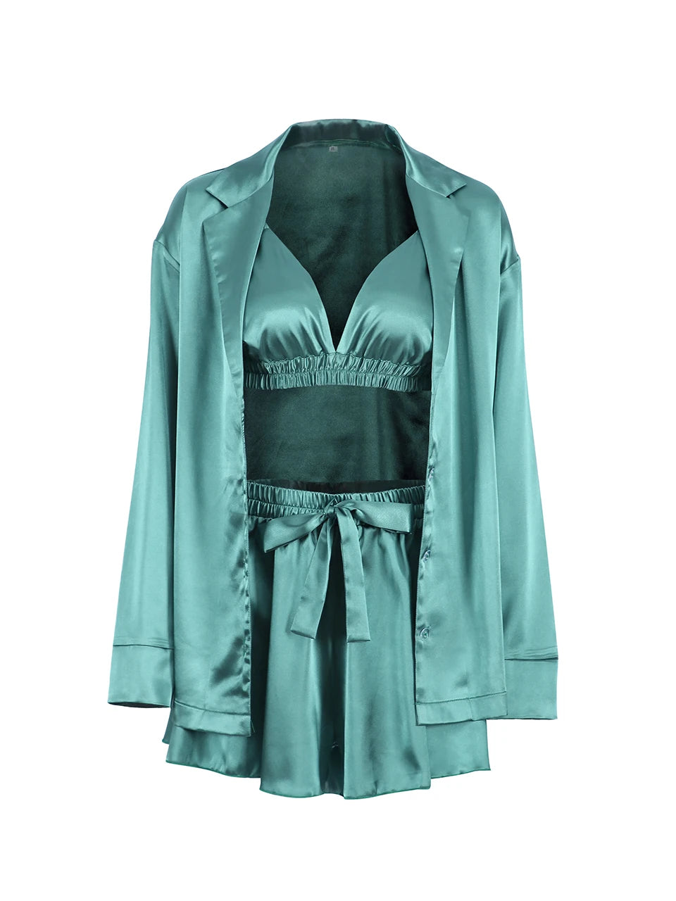 Champagne Elegance 3-Piece Bathrobe Set  IZER 