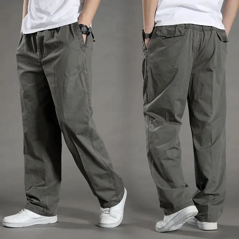 Men's Black Cargo Pants  IZER 