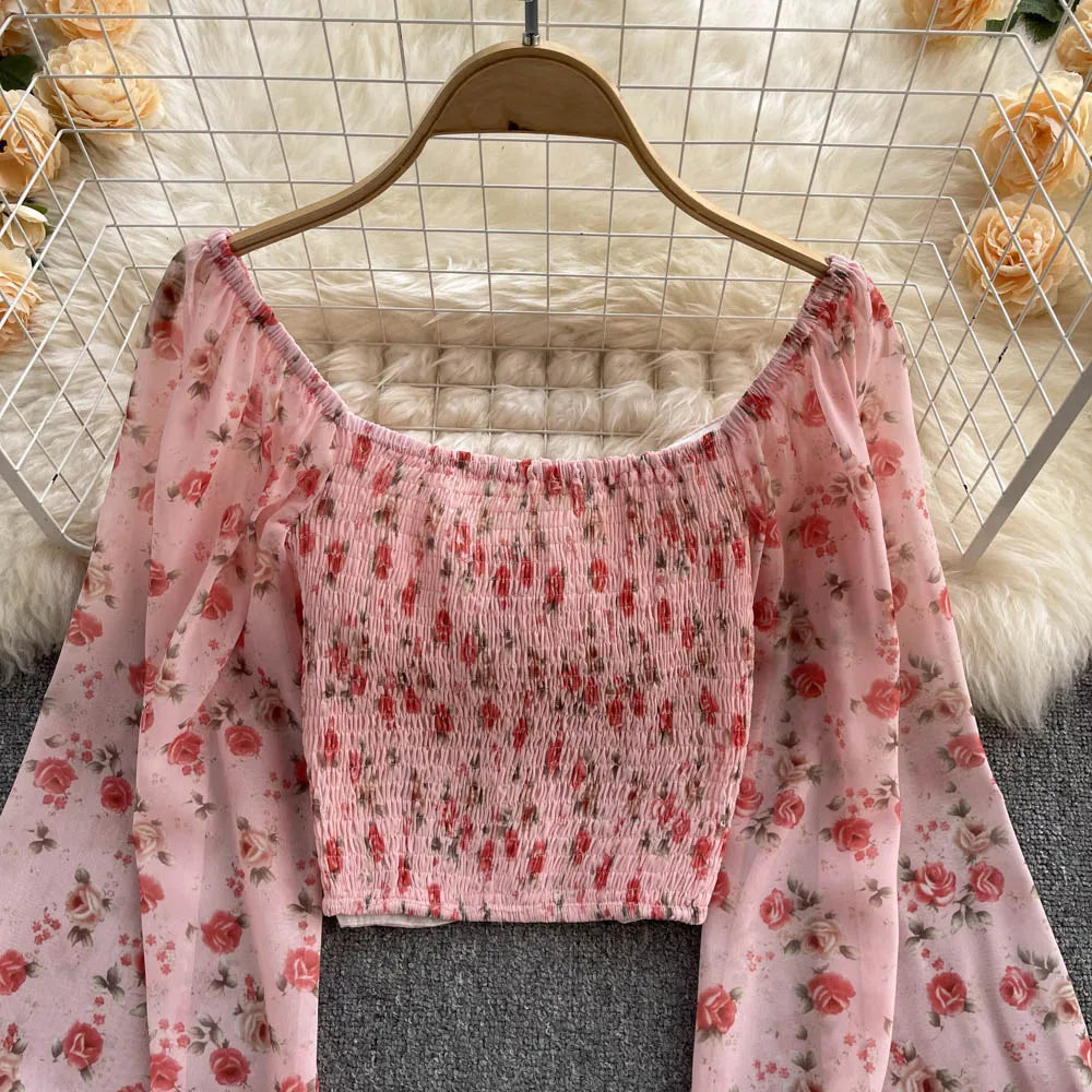 BreezyBloom Boho Blossom Blouse  IZER 