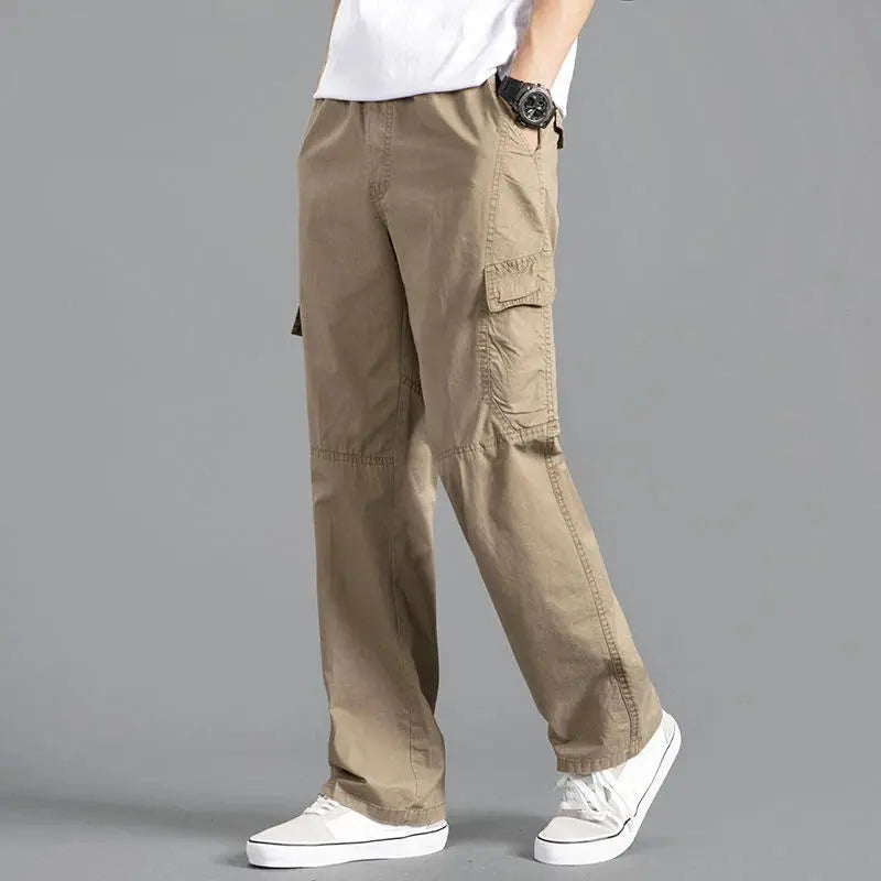 Men's Black Cargo Pants  IZER 