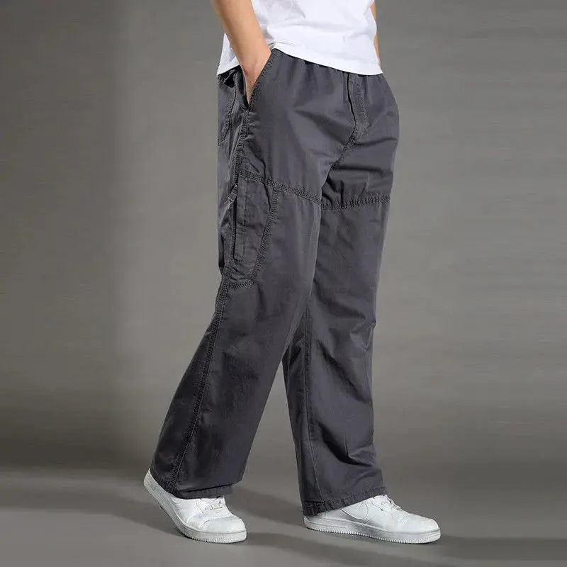 Men's Black Cargo Pants  IZER 