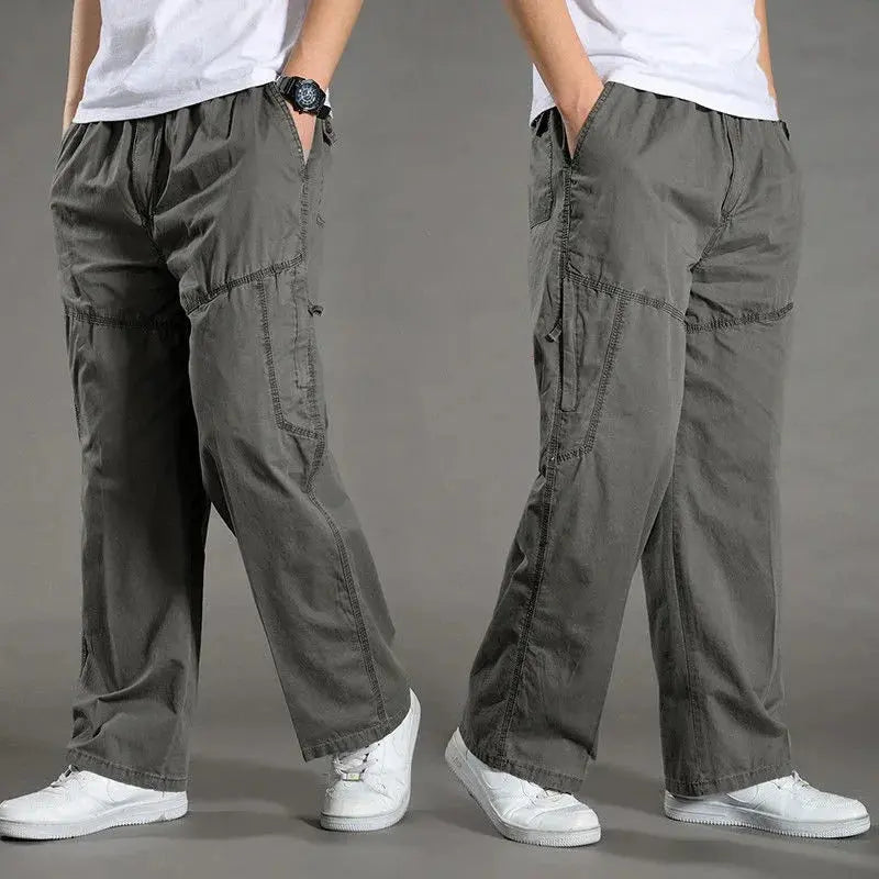 Men's Black Cargo Pants  IZER 