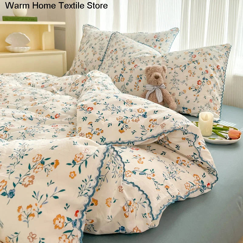 BlossomBloom Botanical Bedding Set  IZER 