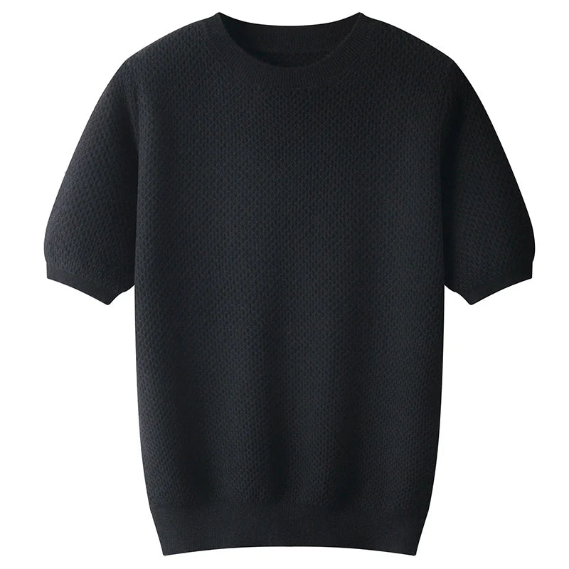 BreezeKnit T-Neck Wool Pullover  IZER 