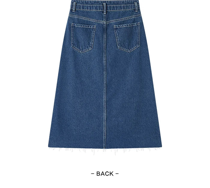 RetroEdge™️ High Tide Denim Skirt  IZER 