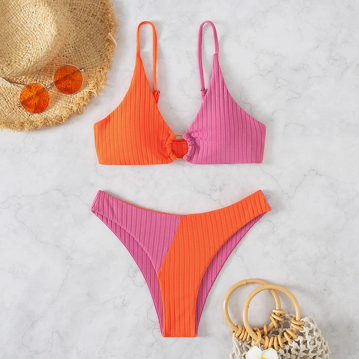 Push-Up High Waist Bikini Set  IZER 