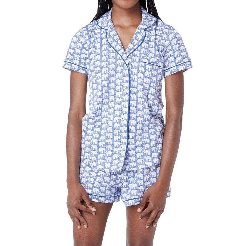 Cartoon Charm 2-Piece Pajama Set  IZER 