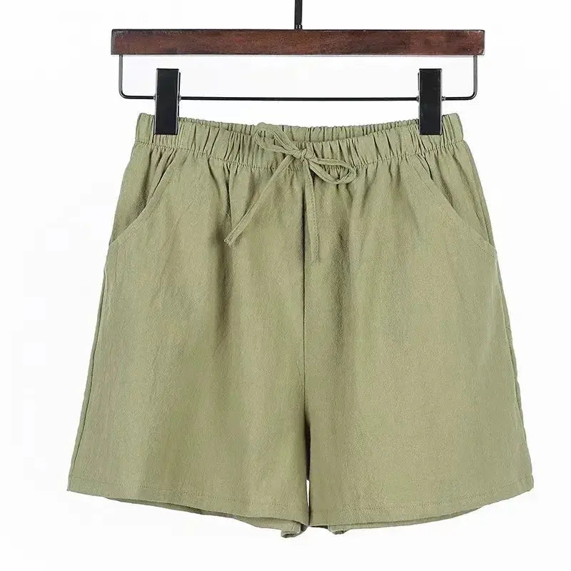 CoastalEase Linen Breeze Beach Shorts  IZER 