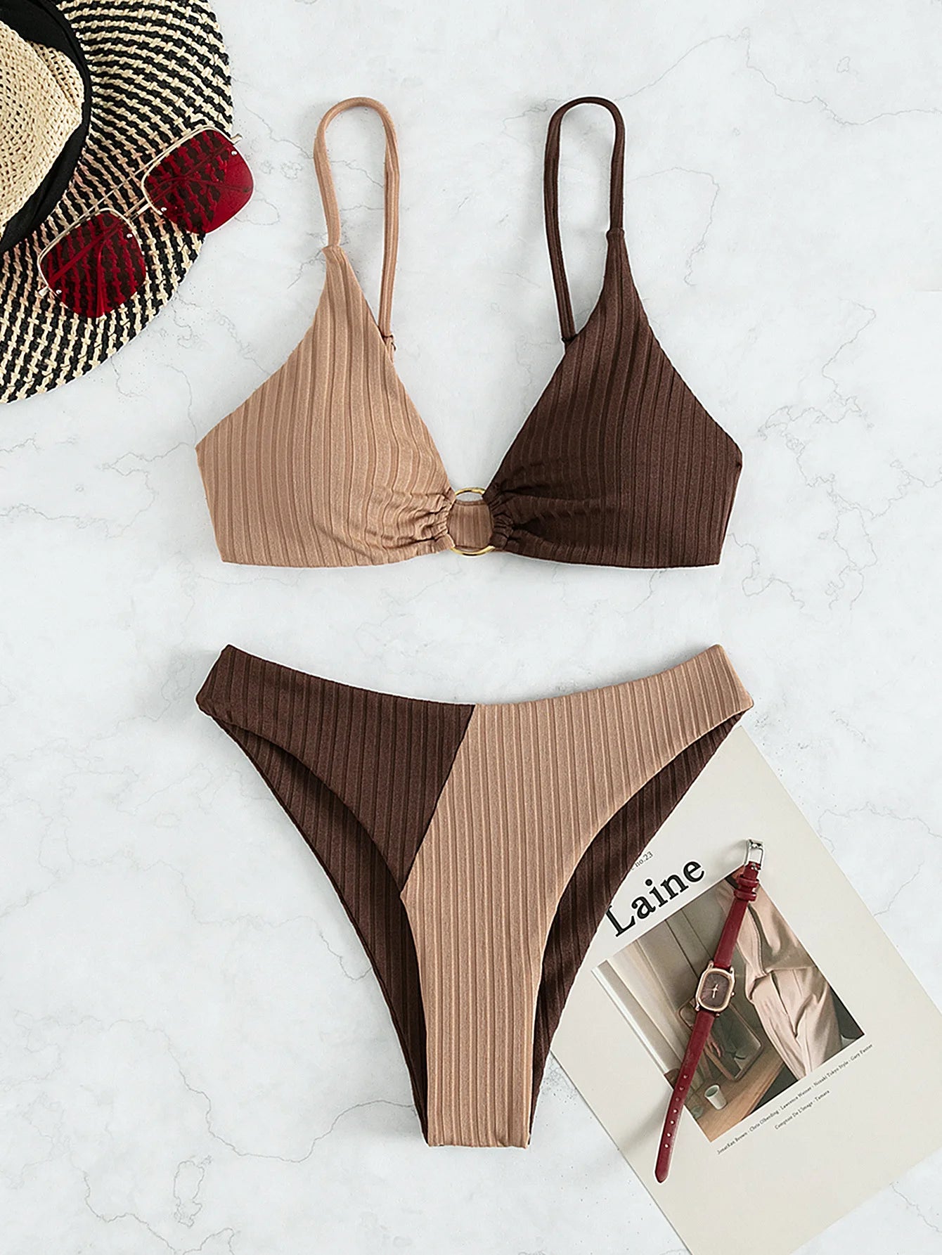 Push-Up High Waist Bikini Set  IZER 