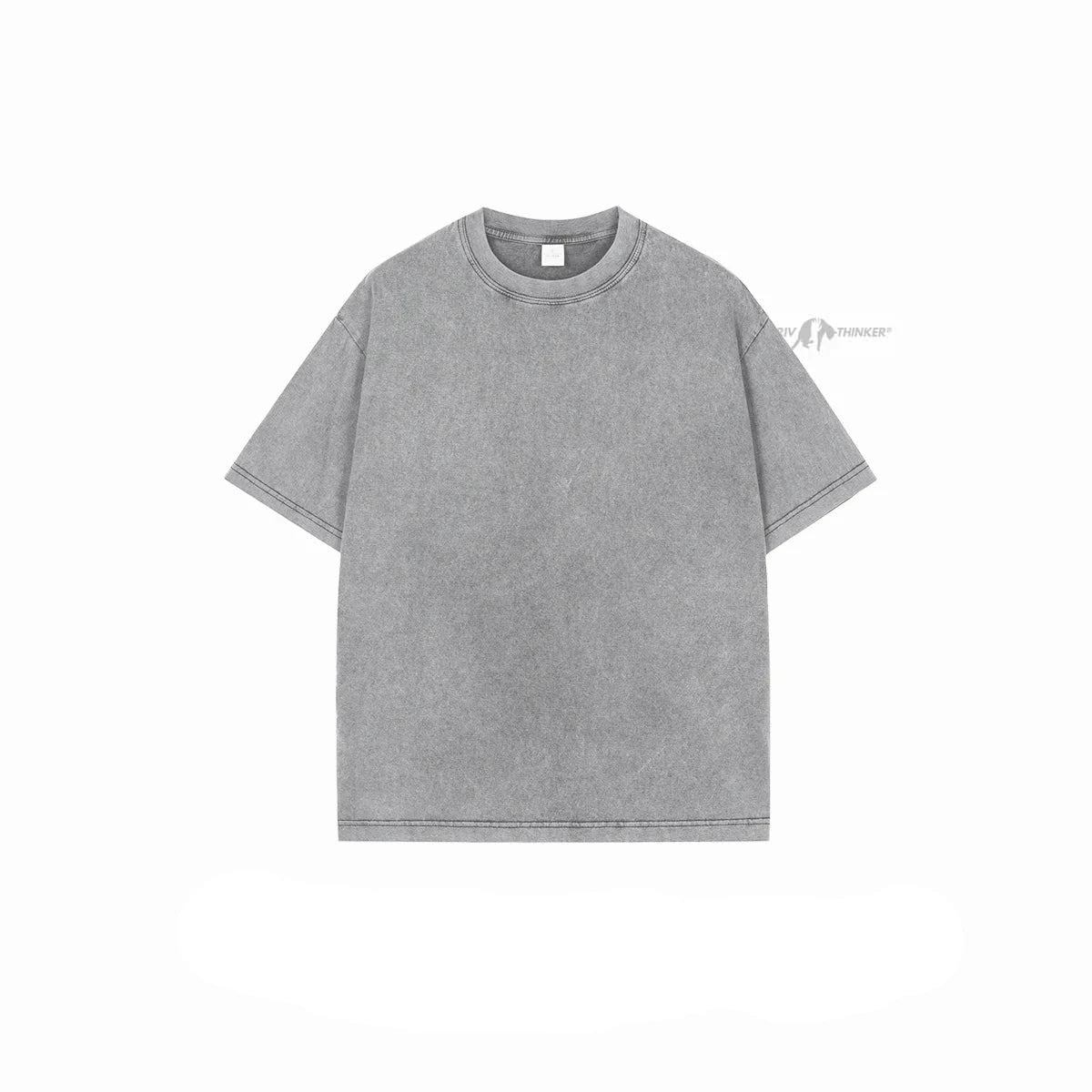 "VintageVerve" Acid-Washed Oversized T-Shirt  IZER 