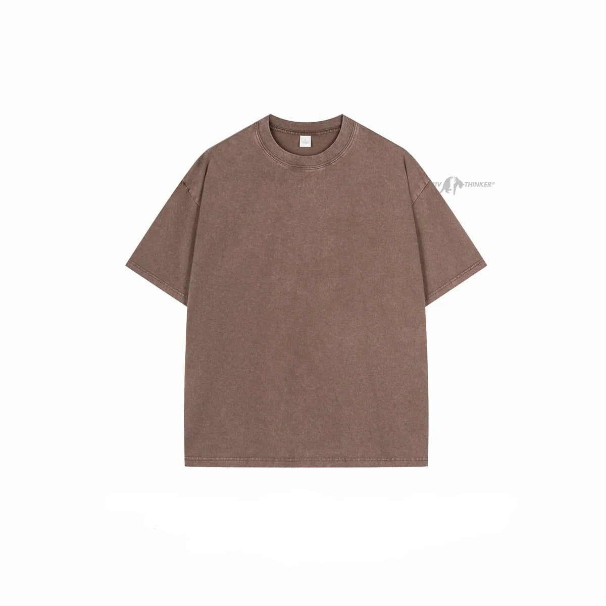 "VintageVerve" Acid-Washed Oversized T-Shirt  IZER 