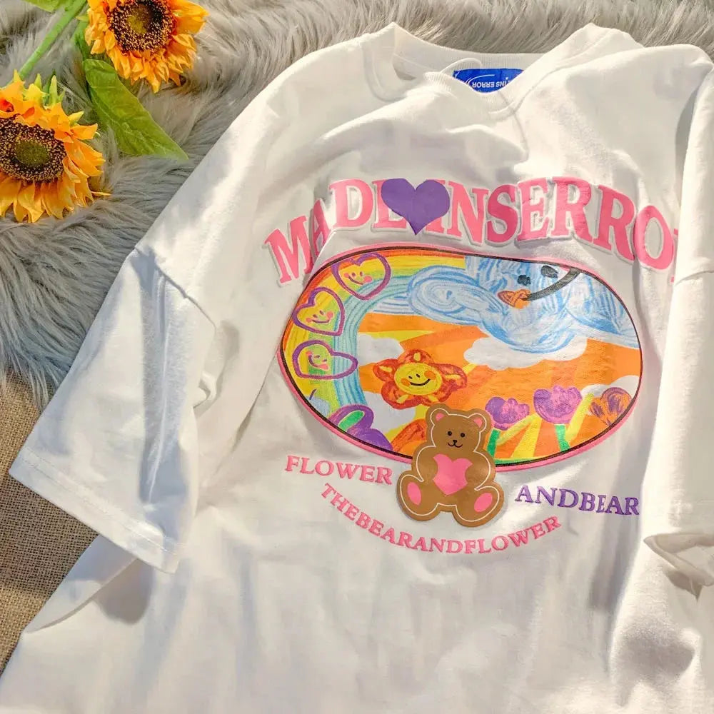 Whimsy Orchard Kawaii Fruit Delight Tee  IZER 