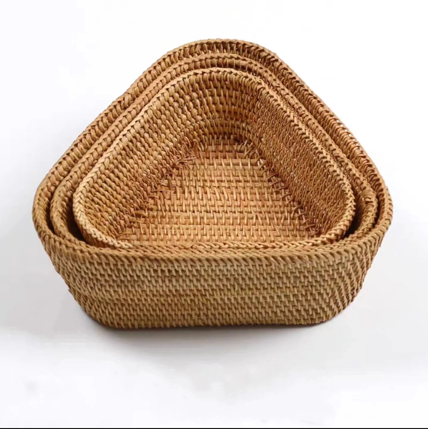 Rustic Rattan Harvest Basket  IZER 