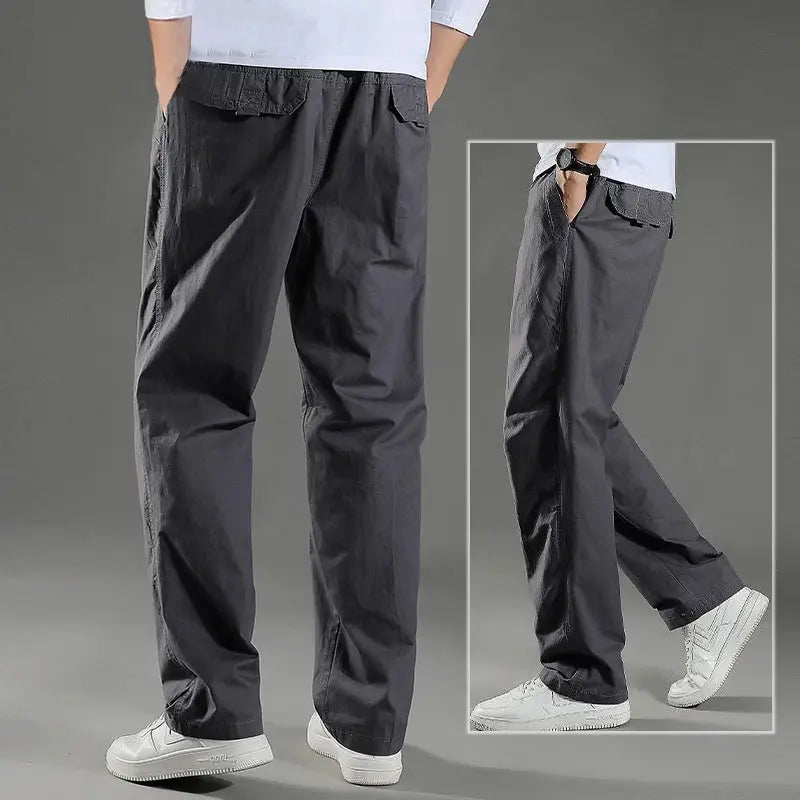 Men's Black Cargo Pants  IZER 