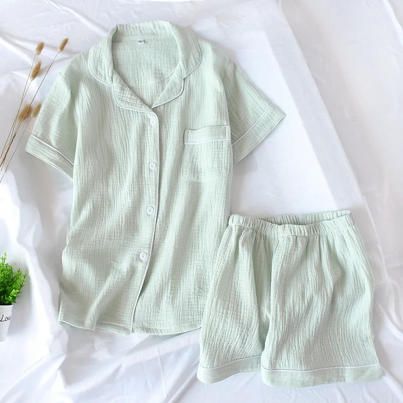 Summer Comfort: Cotton Multi-Color Pajamas Set  IZER 