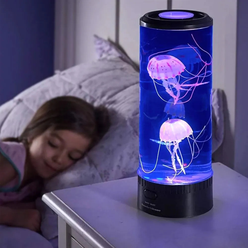 AquaJelly Color-Changing Jellyfish Lamp  IZER 