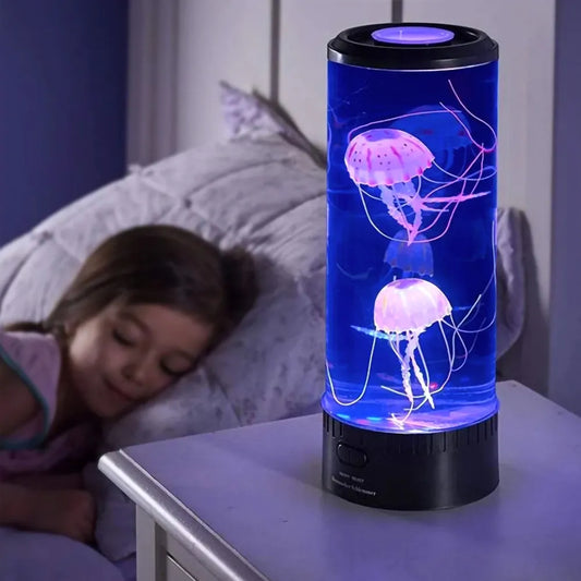 AquaJelly Color-Changing Jellyfish Lamp  IZER 