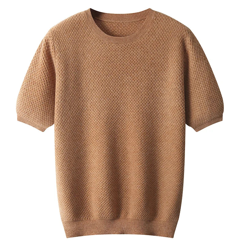 BreezeKnit T-Neck Wool Pullover  IZER 