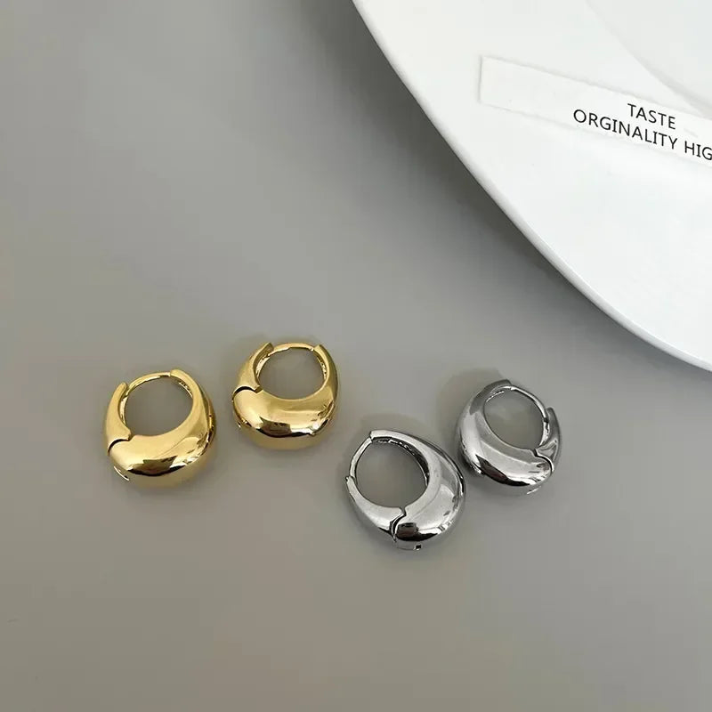 Timeless Elegance: Classic Small Hoop Earrings  IZER 