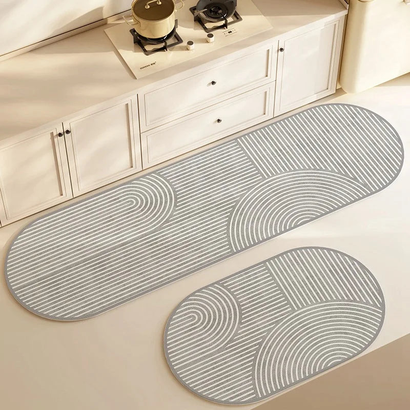 Nordic Diatomite Absorbent Kitchen Mat  IZER 