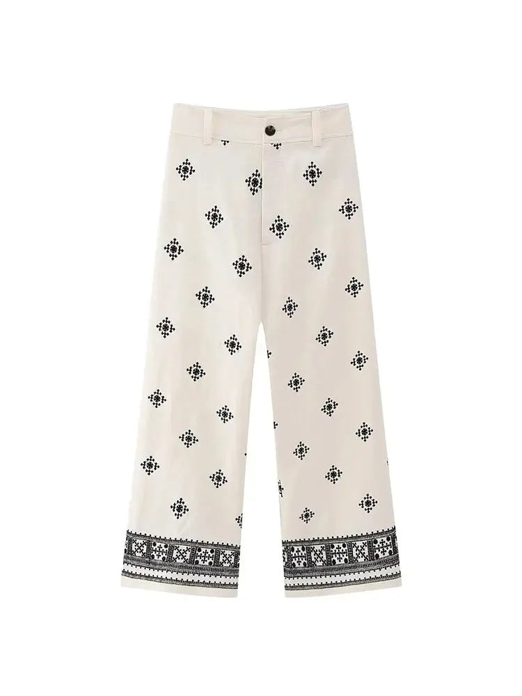 Vintage Boho Linen Pants  IZER 