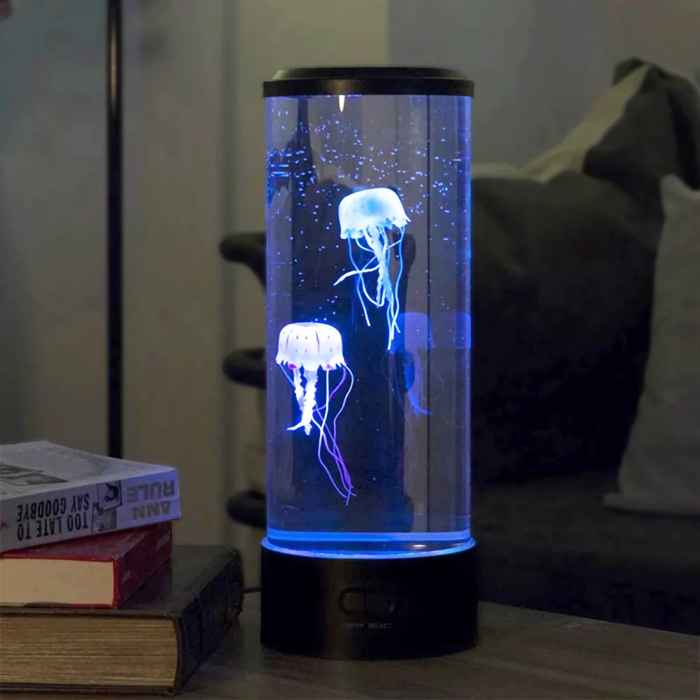 AquaJelly Color-Changing Jellyfish Lamp  IZER 