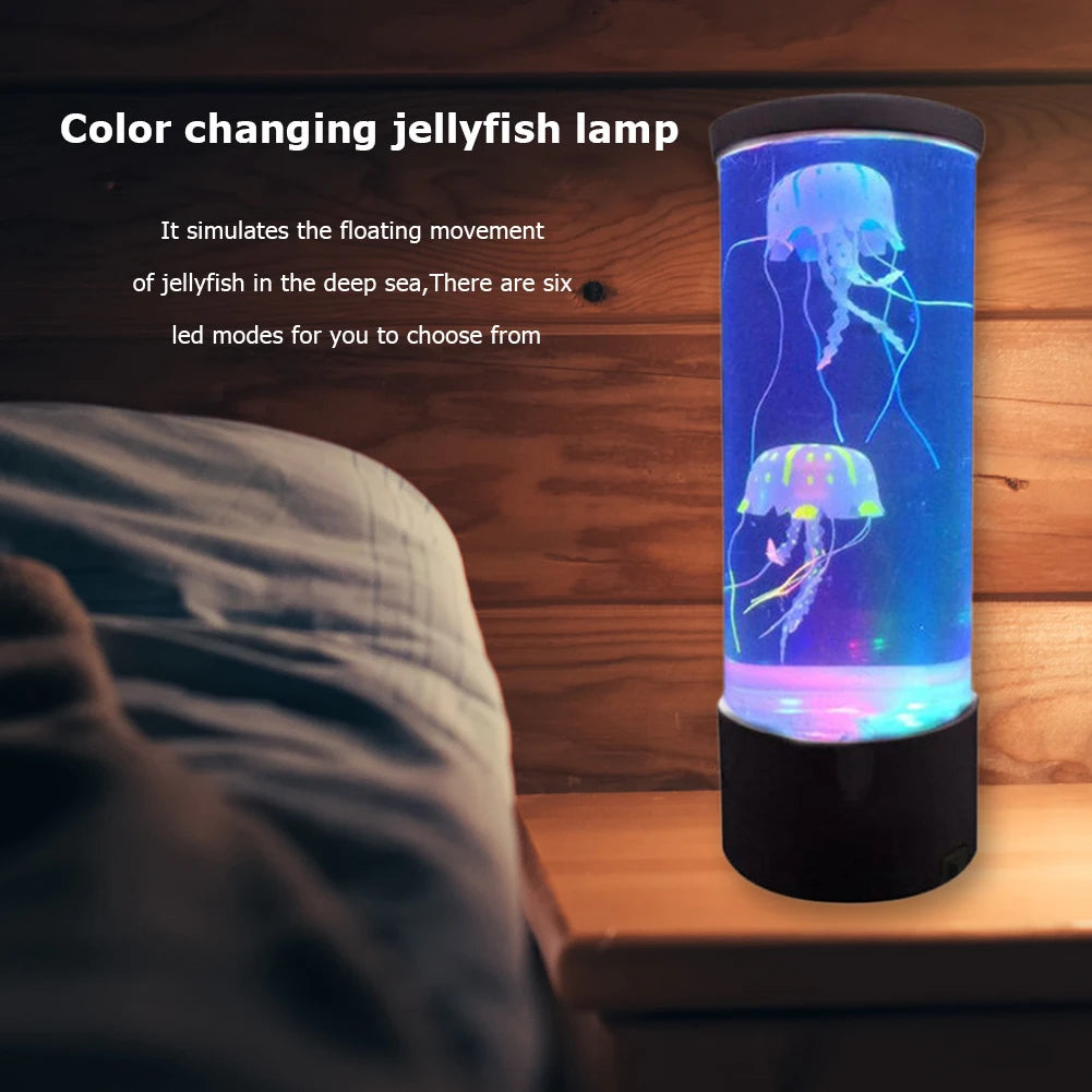 AquaJelly Color-Changing Jellyfish Lamp  IZER 