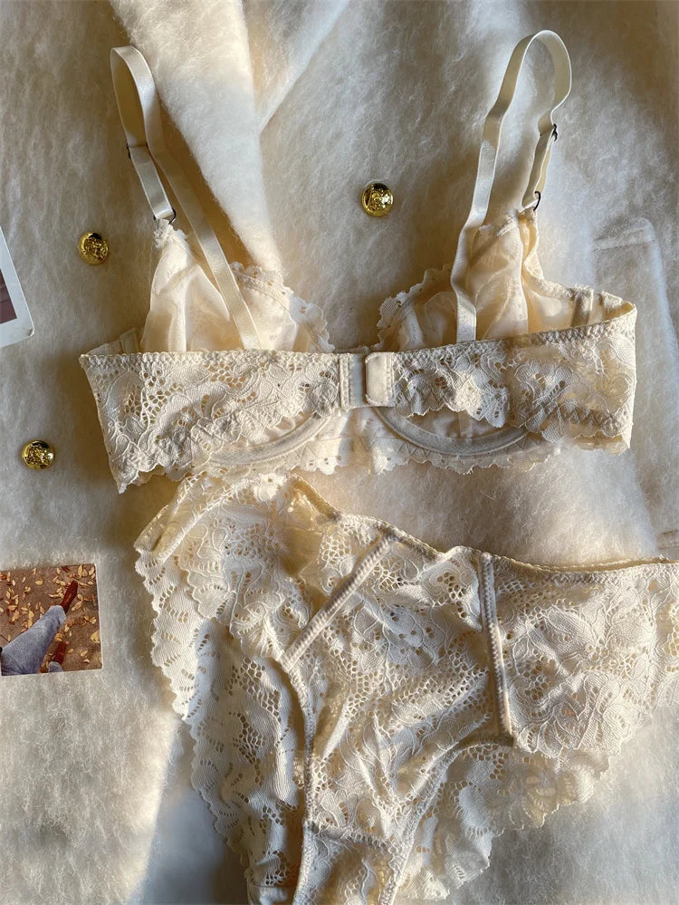 SultrySheen Lace Lingerie Set  IZER 