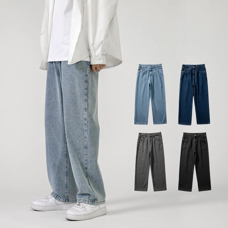 Korean Fashion Baggy Jeans  IZER 