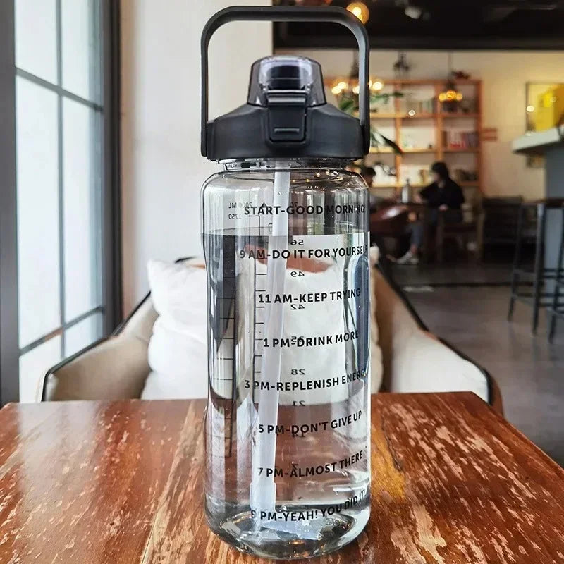 HydraQuench 2L Time-Marker Sports Water Bottle  IZER 