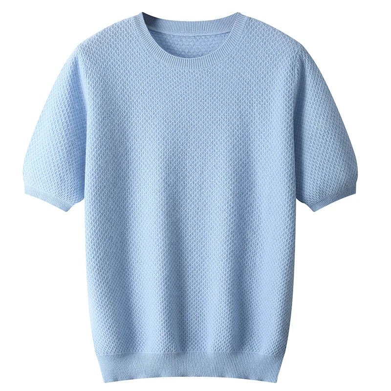 BreezeKnit T-Neck Wool Pullover  IZER 