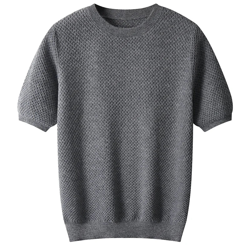 BreezeKnit T-Neck Wool Pullover  IZER 