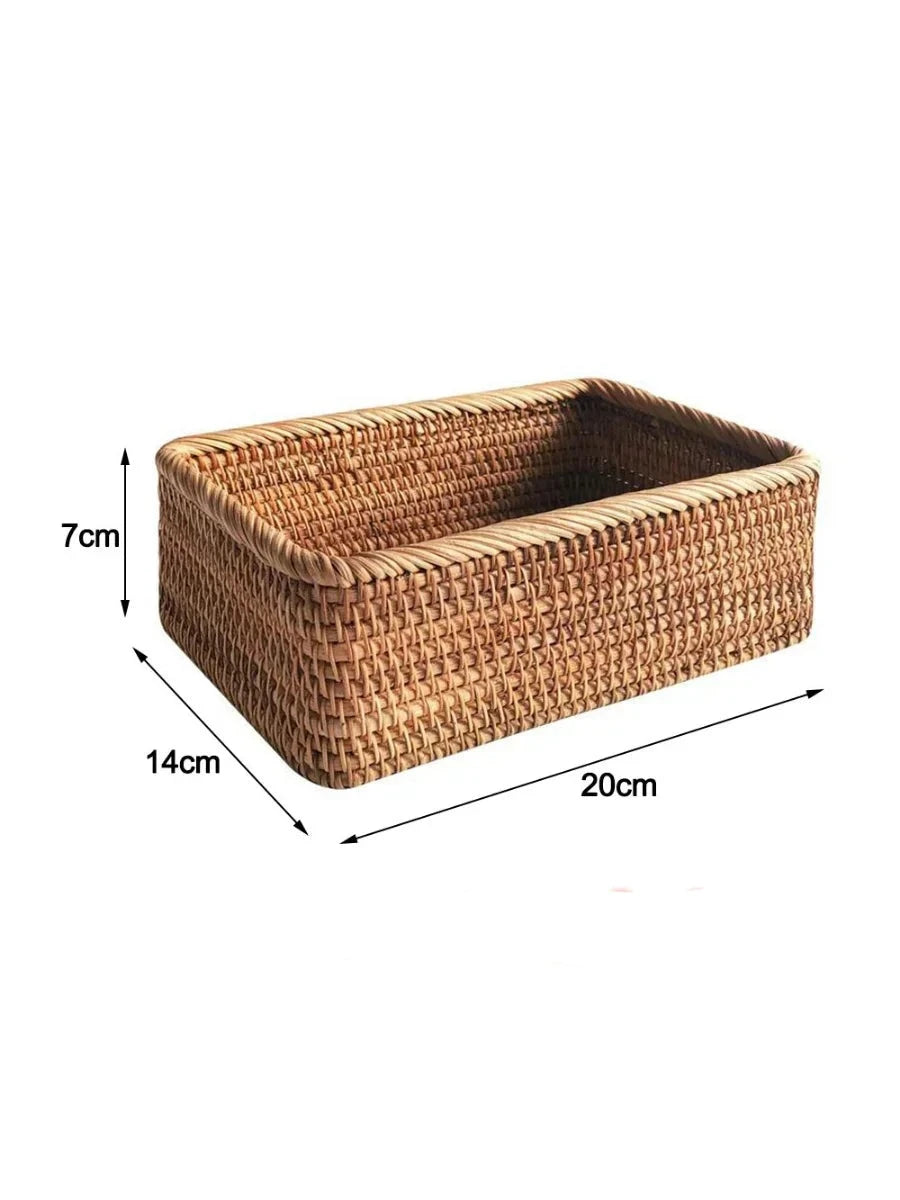 Rustic Rattan Harvest Basket  IZER 