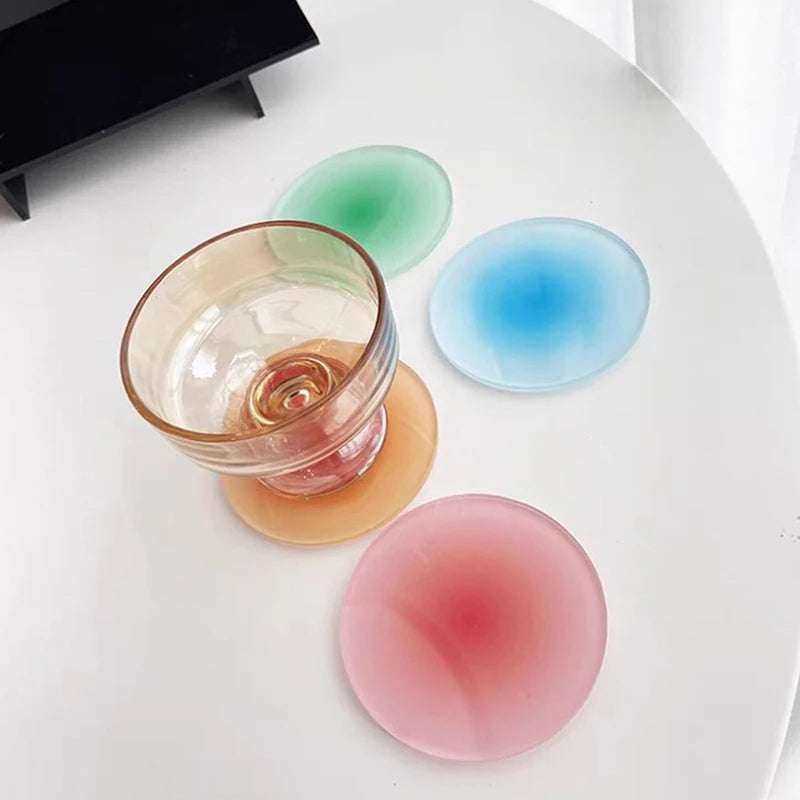 PrismGlow Acrylic Gradient Coasters  IZER 