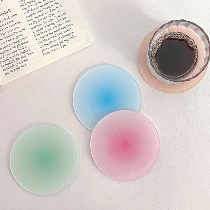 PrismGlow Acrylic Gradient Coasters  IZER 