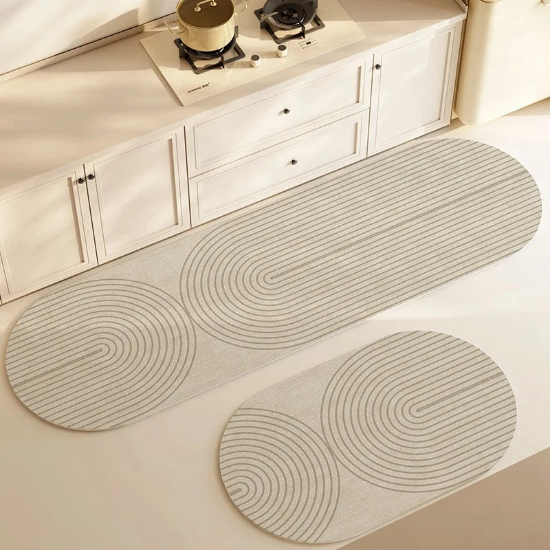 Nordic Diatomite Absorbent Kitchen Mat  IZER 