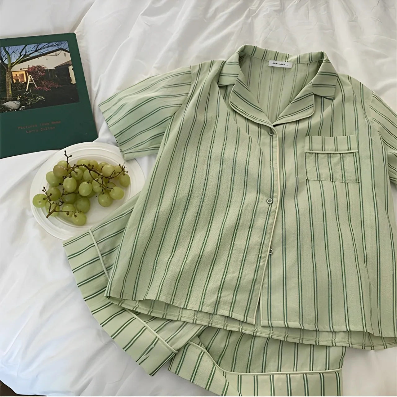 Korean Breeze: Short Sleeve Pajama Set  IZER 