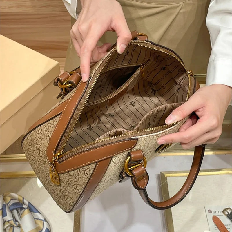 High-End Leather Crossbody Shoulder Bag  IZER 